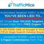 traffic mice homepage screenshot