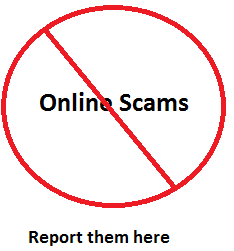 how to report an online scam