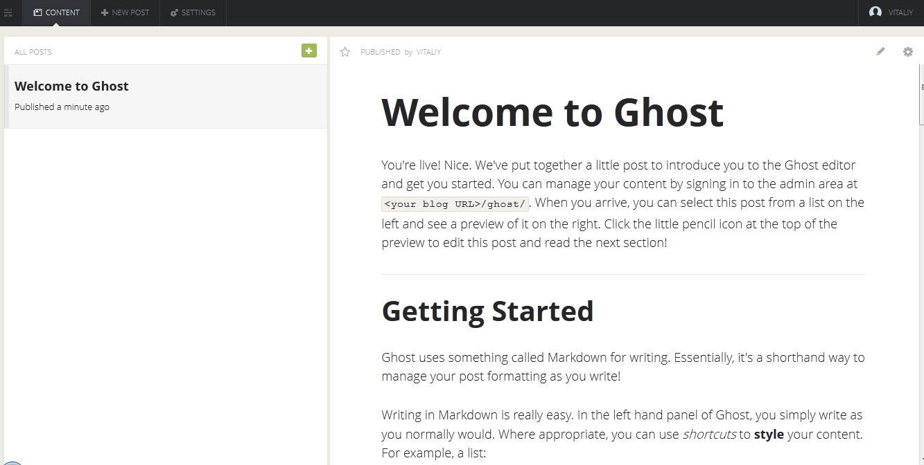 ghost platform edit