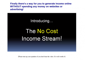 no cost income stream review