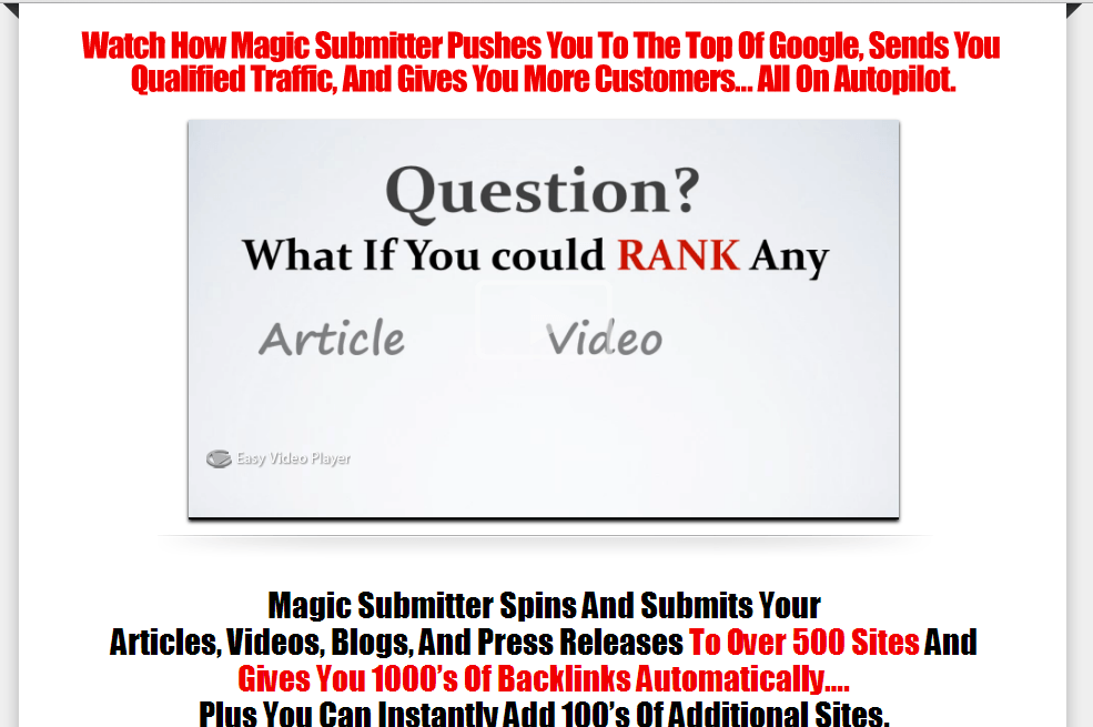 magic submitter review screenshot