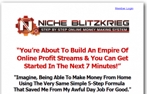 niche blitzkrieg homepage