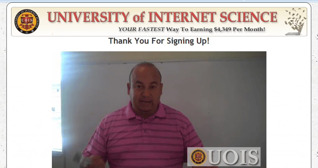 university of internet science scam