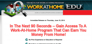 work at home edu review