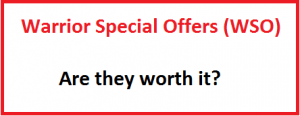 warrior special offer