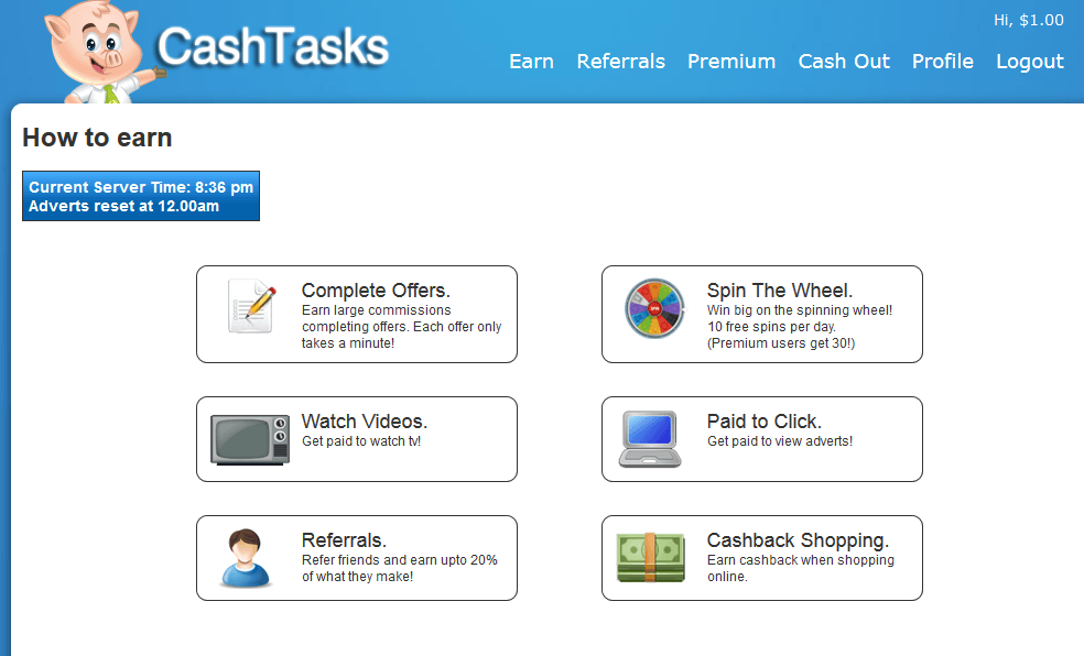cash tasks review