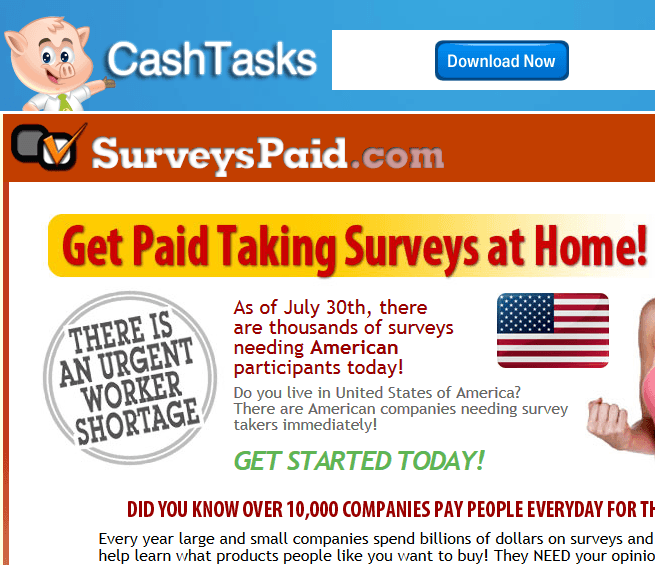 cash tasks surveys