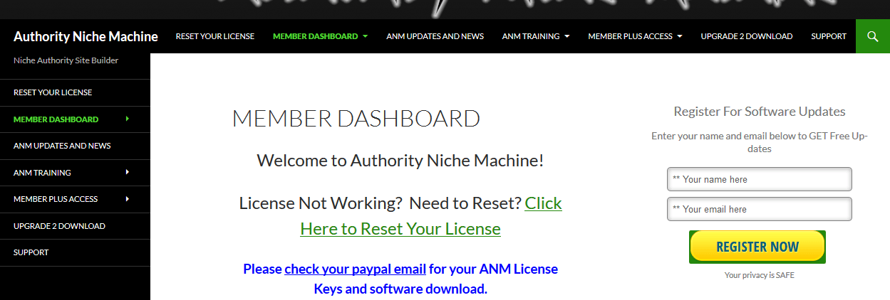 authoritynichemachinemenus