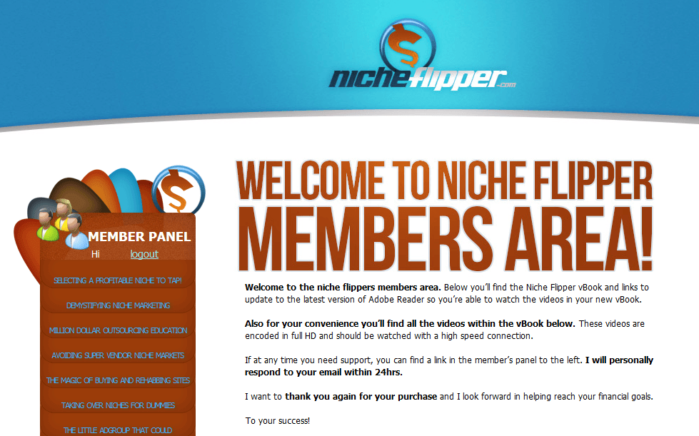 how niche flipper works