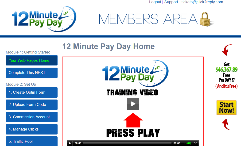 12 minute payday members area
