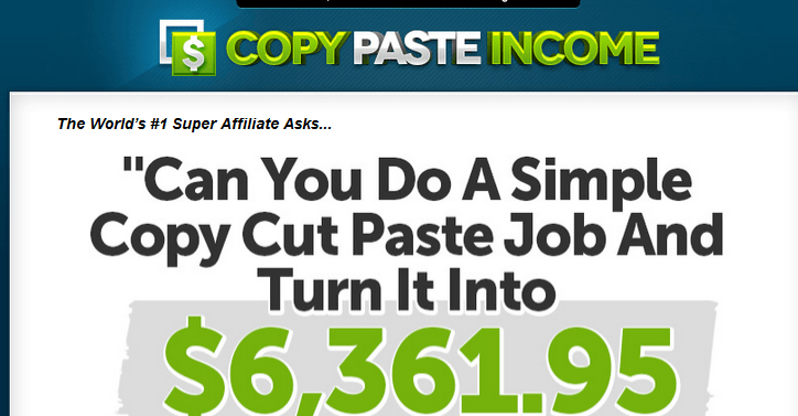 copy paste income review