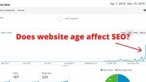 does website age affect seo