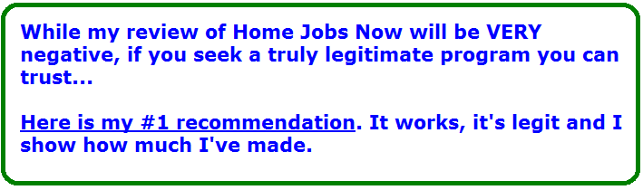 home jobs now alternative