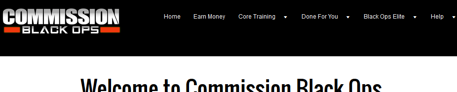 commission black ops members area screenshot