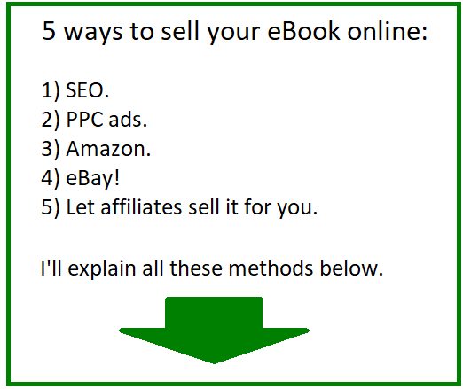 how to sell an ebook online