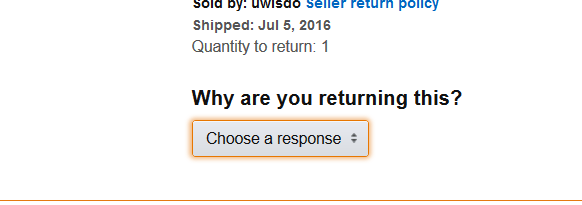 returning amazon products tutorial