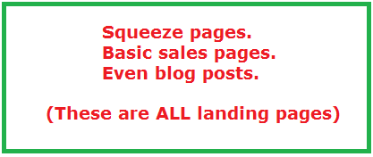 what is a landing page