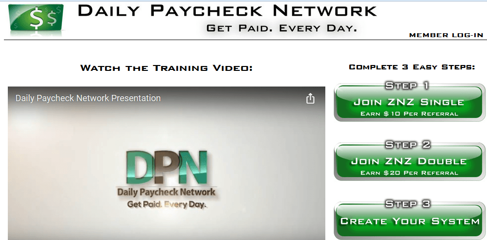 daily paycheck network review