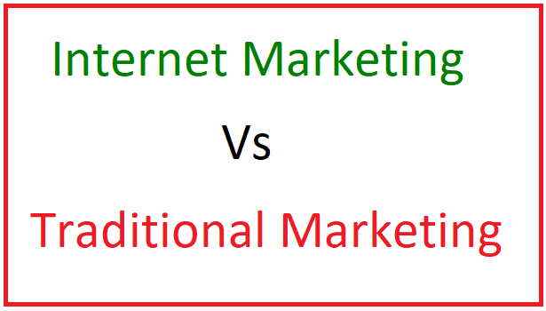 internet marketing vs traditional marketing