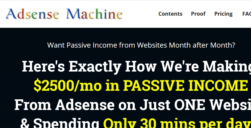 adsense machine review