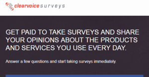 clear voice surveys review screenshot