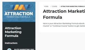 attraction marketing formula review