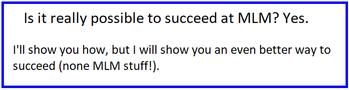 how to succeed at mlm