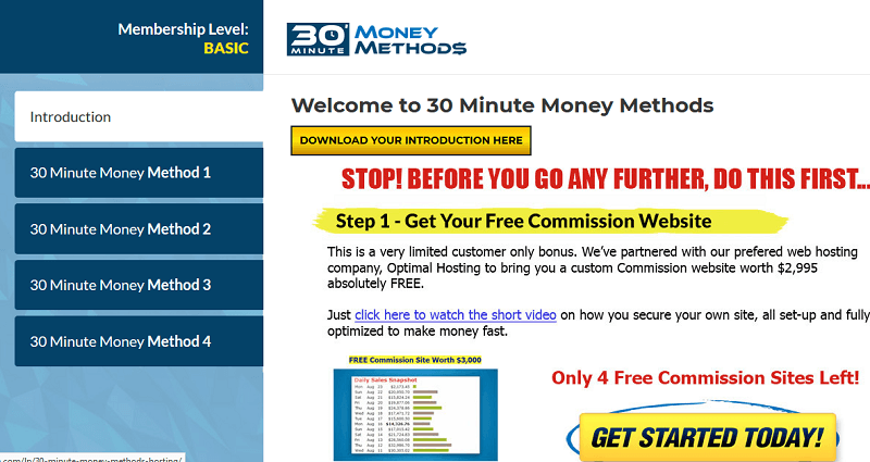 30 minute money methods inside look