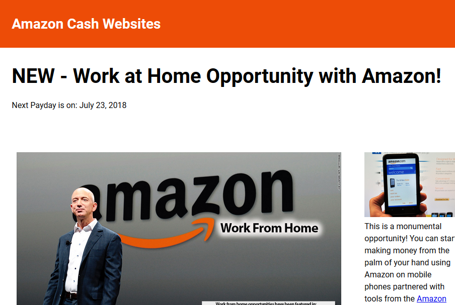 amazon cash websites review