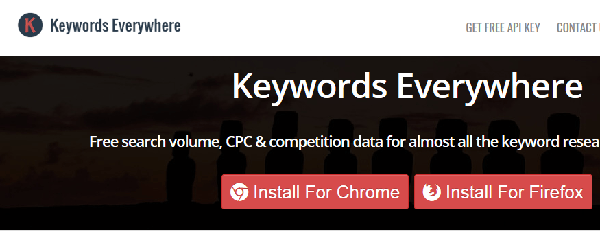where does keywords everywhere get cpc data?