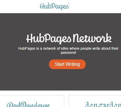 how to make money with hubpages screenshot