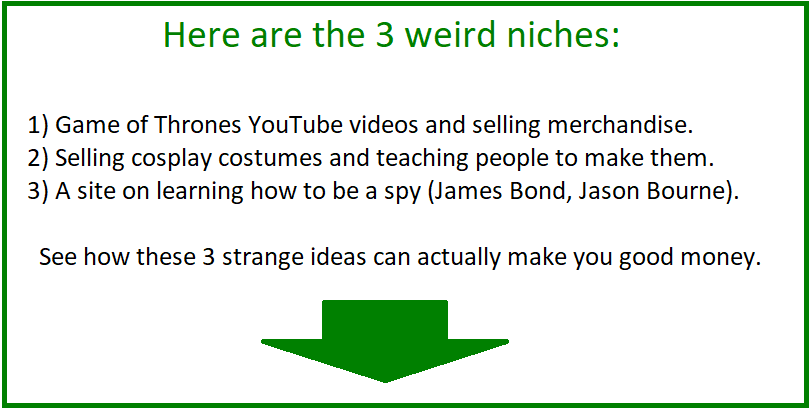 3 weird niches that can make you great money