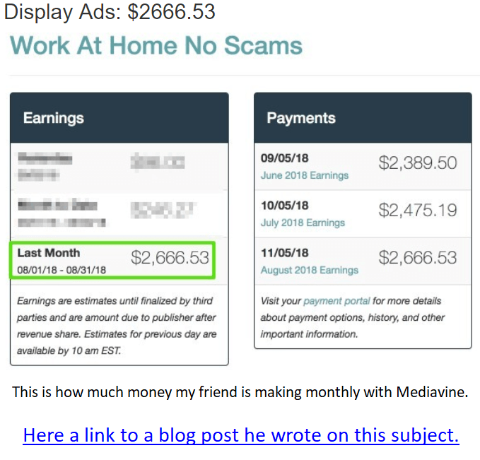 how much can you make with mediavine