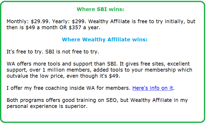 solo build it vs wealthy affiliate