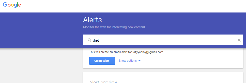 what is a google alert