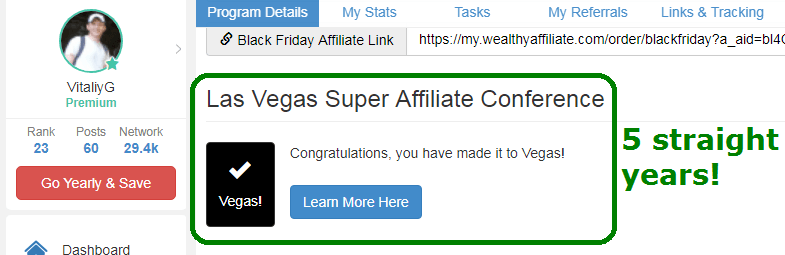 wealthy affiliate vegas conference