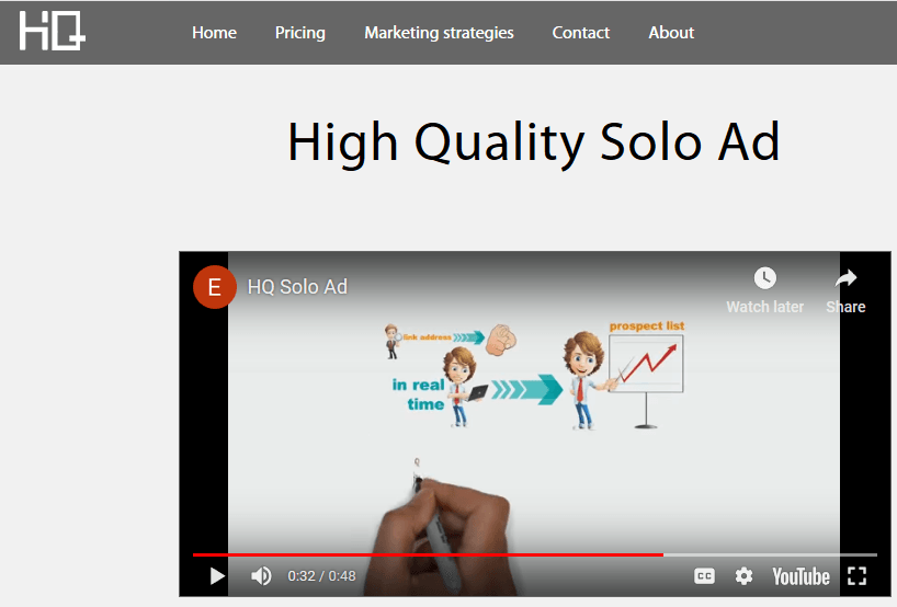 HQ solo ads review