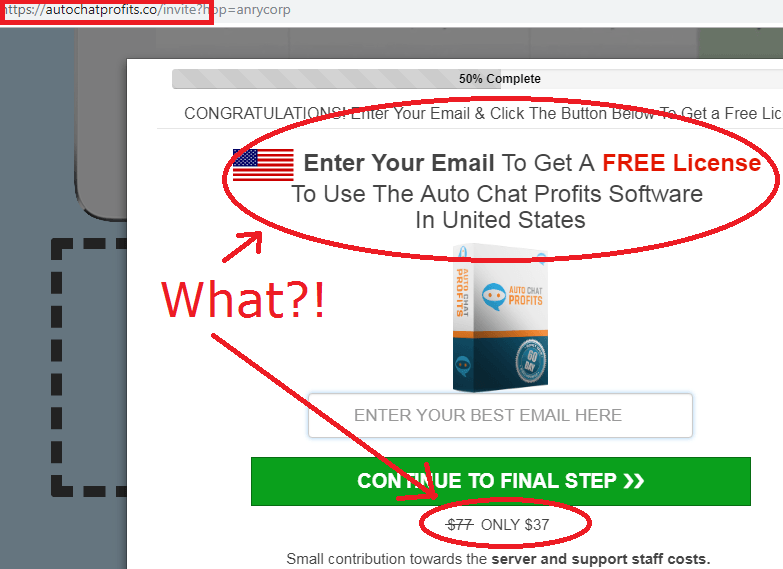auto chat profits screenshot