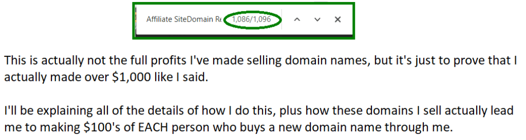 how to sell domain names