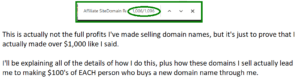how to sell domain names