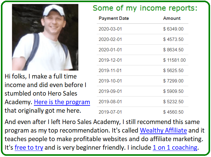 market hero sales academy alternative