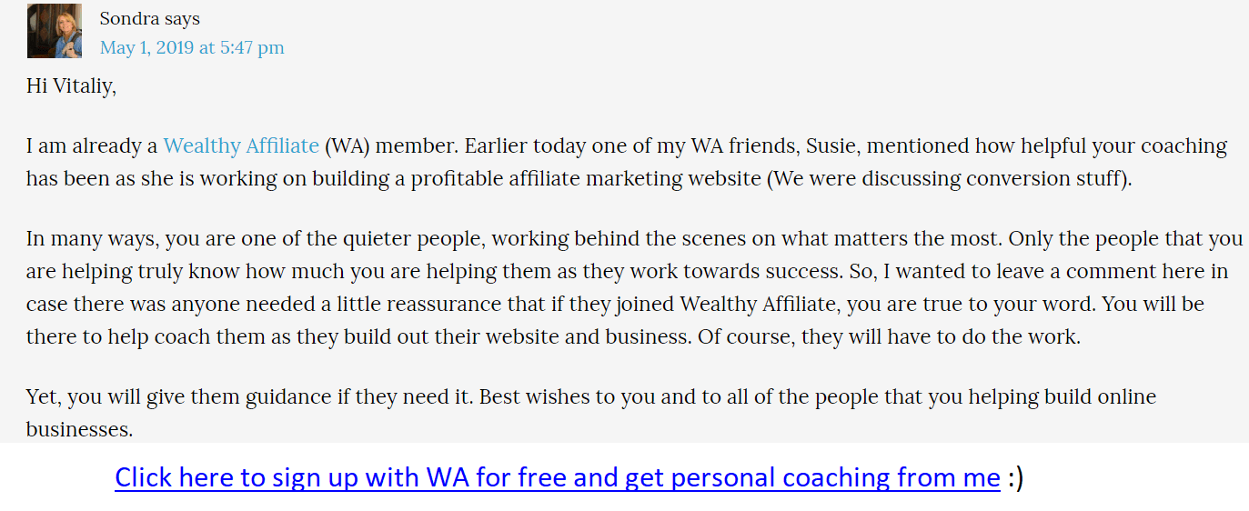 wa coaching feedback