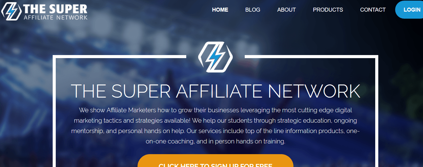super affiliate network review screenshot