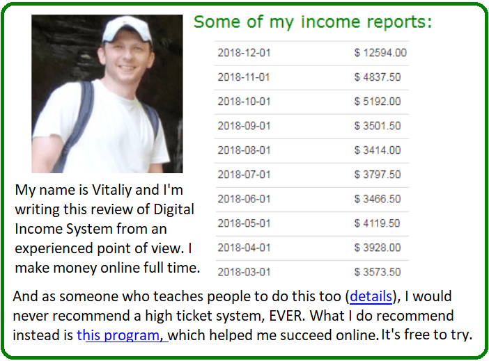 digital income system alternative