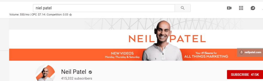 niel patel screenshot