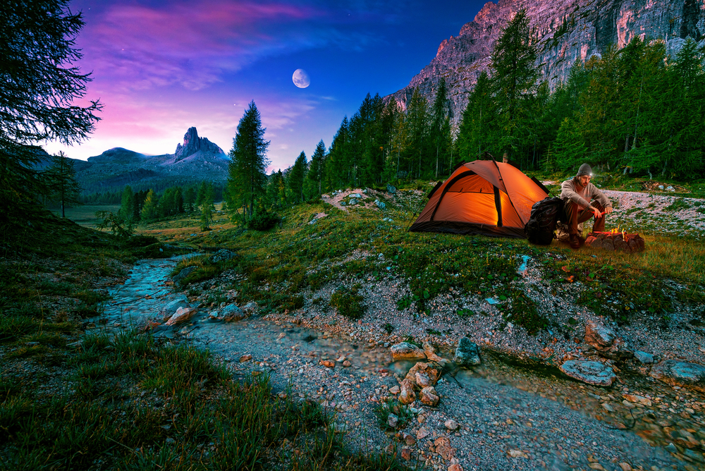 camping near river