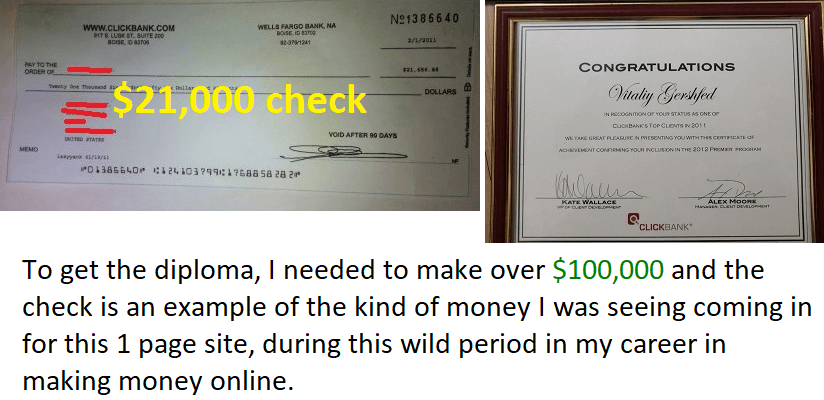 How a 1 Page Site Earned me $100k in 1 Year